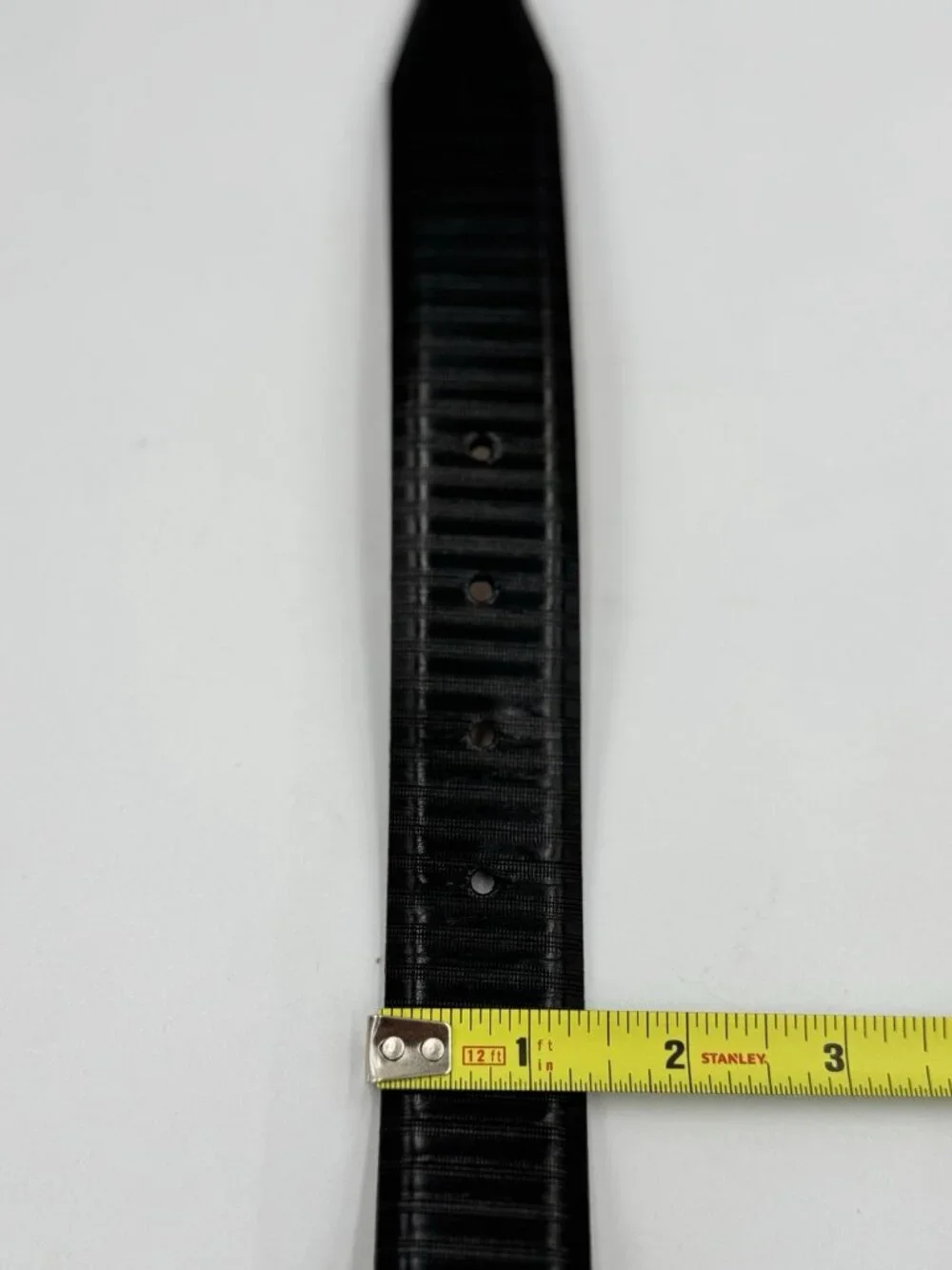 Lejon Bayport Italian Calfskin Black Leather Belt